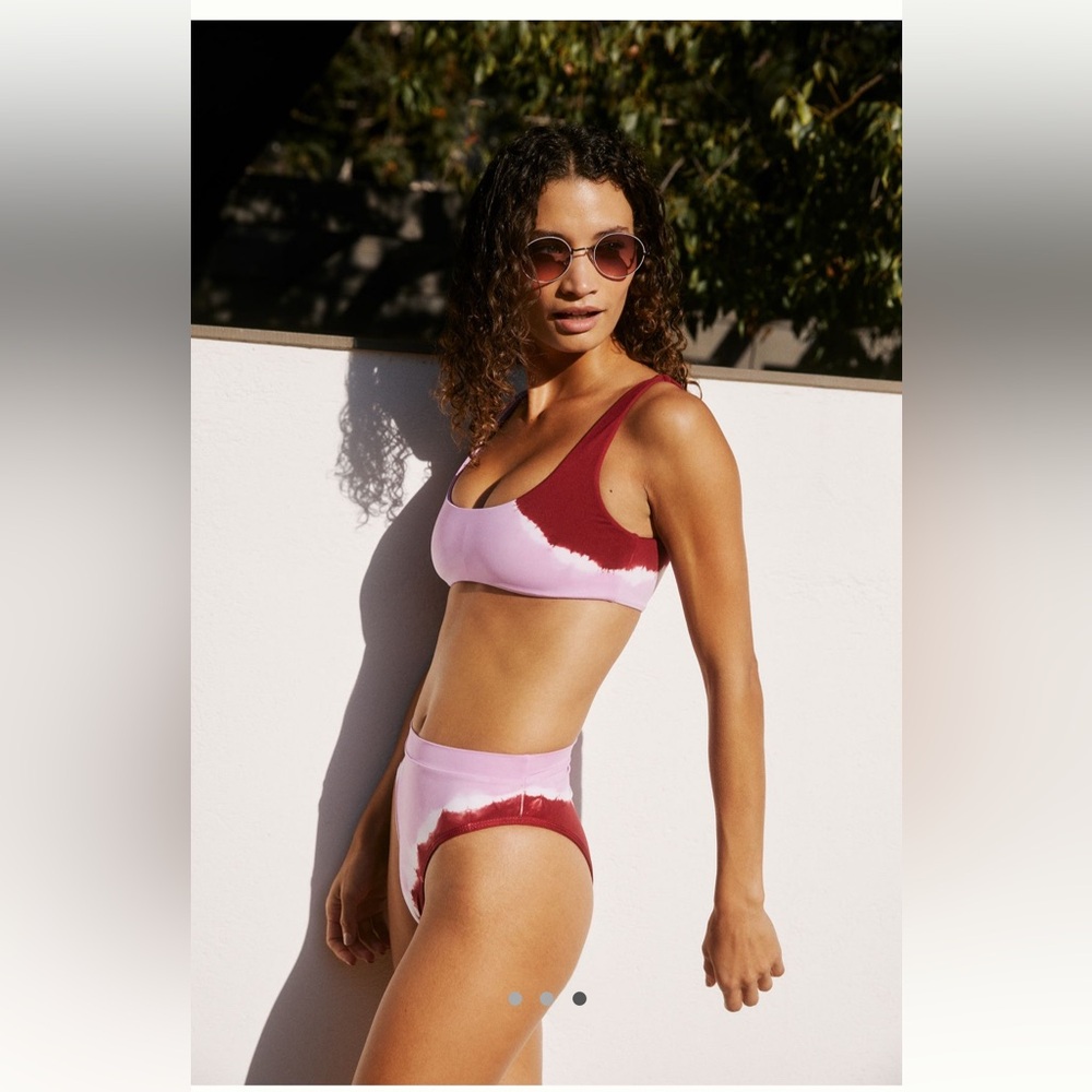 LSPACE Frenchie Tie-Dye Bikini Top and Bottom